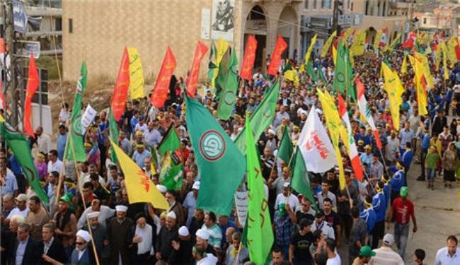 مسيرة حاشدة ببنت جبيل وفاء للرسول الاكرم (ص)