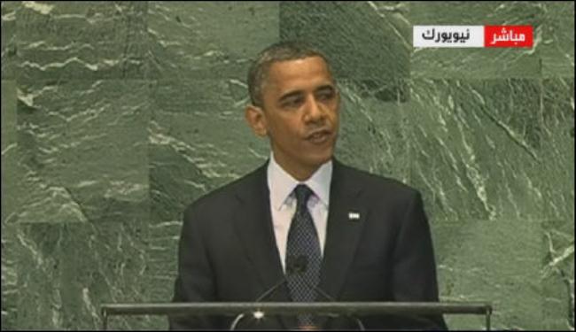  أوباما يؤكد على حل الأزمة مع ايران دبلوماسيا