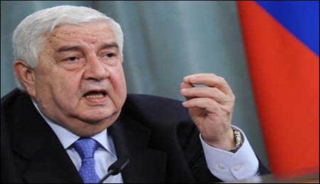  المعلم: اميركا تتذرع بالاسلحة الكيميائية لشن حملة على سوريا