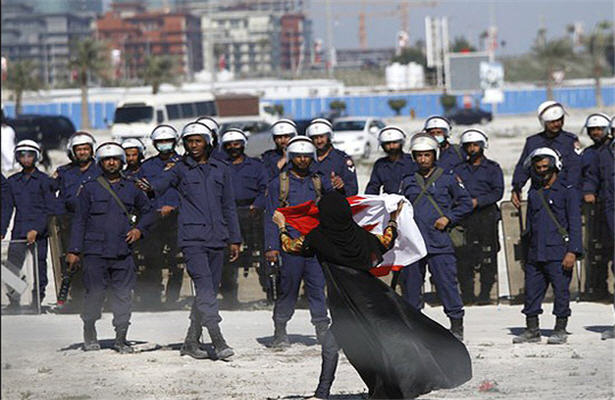 حمله نیروهای امنیتی بحرین به مردم معترض