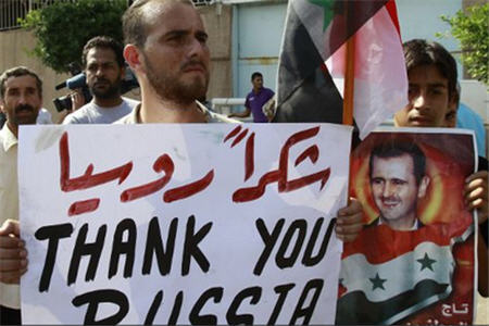 حمایت از مواضع چین وروسیه درقبال سوریه در بیروت