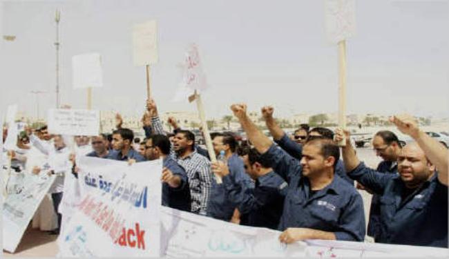 مفصولو شركة البا يتهمون المنامة بتسييس قضيتهم