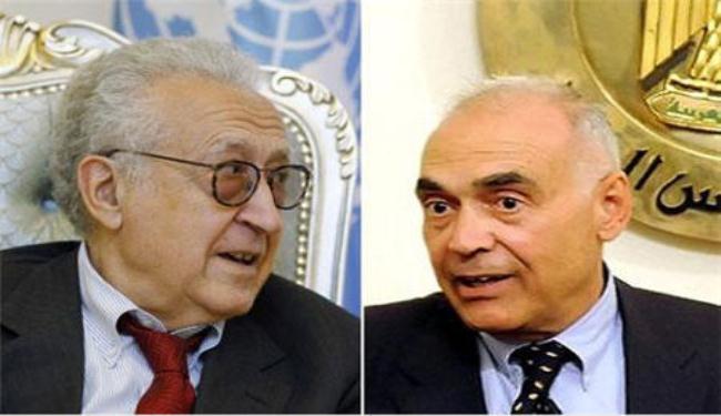 المبعوث الدولي لسوريا يبحث مع وزير الخارجية المصري 