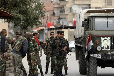 عمليات گسترده ارتش سوريه عليه افراد مسلح
