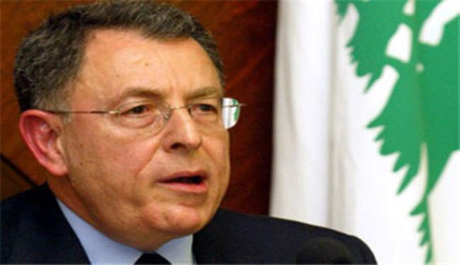 السنيورة يحمل الحكومة اللبنانية مسؤولية مقتل الحسن