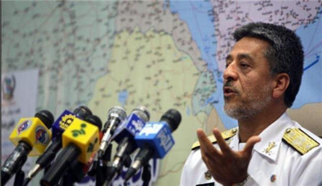الأدميرال سياري: البحرية الايرانية حولت التهديدات الي فرص