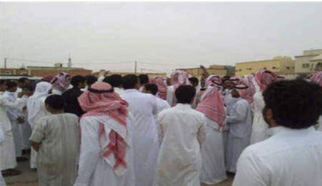 تظاهرة وسط السعودية تضامنا مع المعتقلين