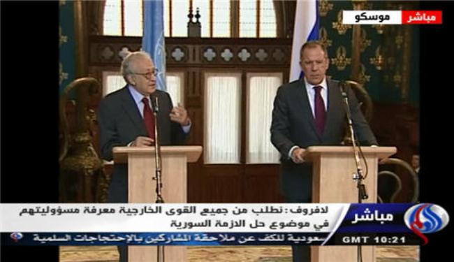 الابراهيمي يعلن من موسكو استمرار جهوده لحلِ الازمة السورية