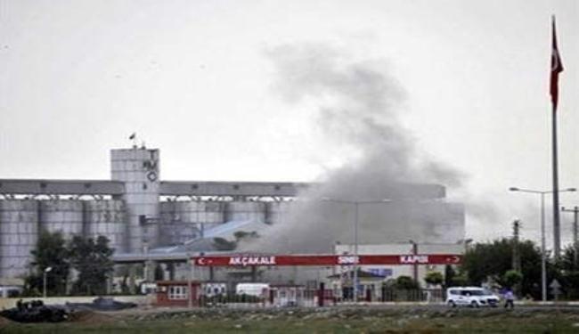  المدفعية التركية ترد على سقوط قذيفة من سوريا