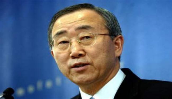 كي مون: لا يمكن حل الأزمة السورية بمزيد من الأسلحة