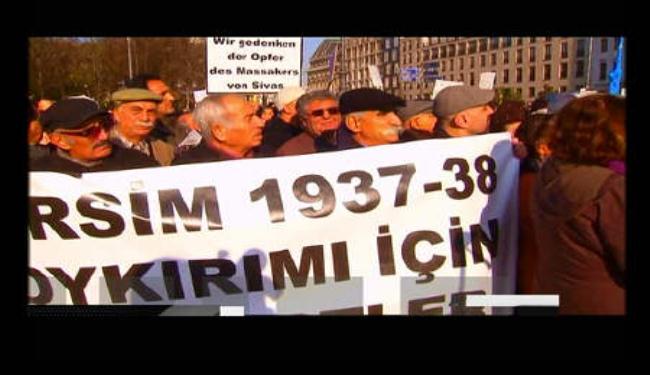 الالاف يتظاهرون ضد سياسة أردوغان في برلين