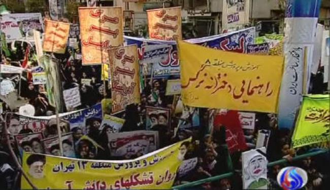 ايران تحيي اليوم العالمي لمقارعة الاستكبار العالمي