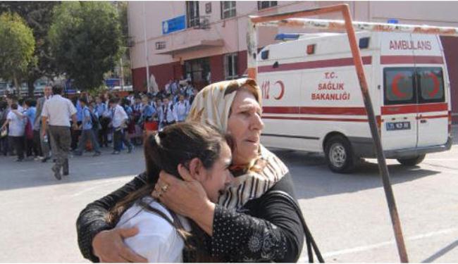 إحراق مدرسة ابتدائية وسط مدينة اسطنبول التركية