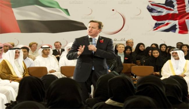 كاميرون يشيد بشراكة بريطانيا الاستراتيجية مع الإمارات
