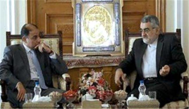 بروجردي يؤكد ضرورة تعزيز العلاقات بين ايران ومصر