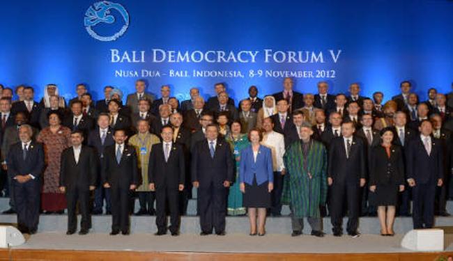 منتدي بالي الخامس للديمقراطية يبدأ أعماله في اندونيسيا