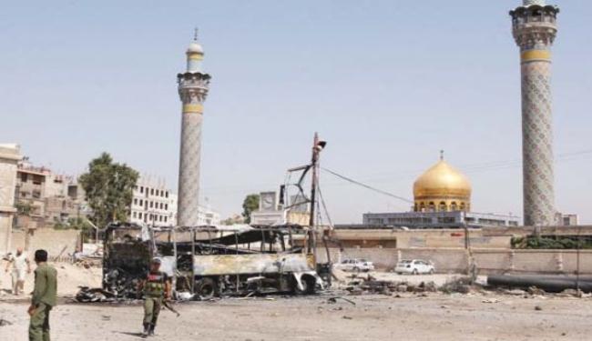 استشهاد واصابة العشرات بانفجار مفخخة قرب السيدة زينب بريف دمشق
