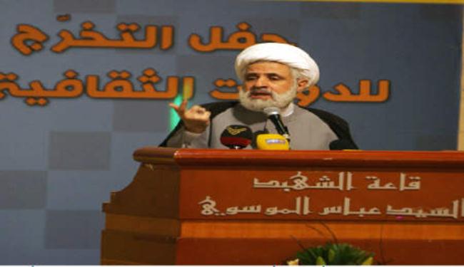 الشيخ قاسم: ثلاثي الجيش والشعب والمقاومة، الحل الأمثل لقوة لبنان 