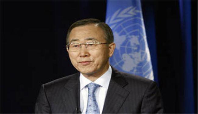 كي مون بصدد زيارة الاراضي الفلسطينية المحتلة لبحث التهدئة