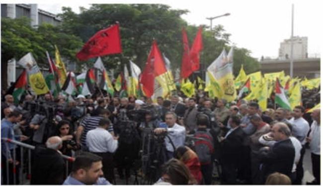 تظاهرات في لبنان تطالب بوقف المحرقة الاسرائيلية