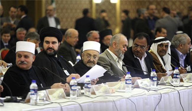 المشاركون بمؤتمر طهران يرفضون التدخل الاجنبي والعنف بسوريا