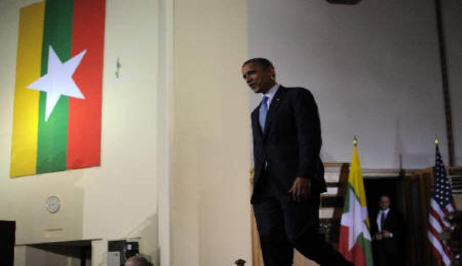 أوباما يصل إلى بورما في زيارة تاريخية