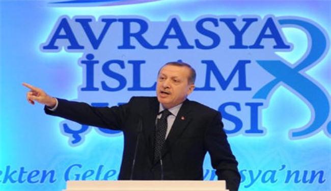 اردوغان يتهم الكيان الاسرائيلي بارتكاب جريمة تطهير اثني