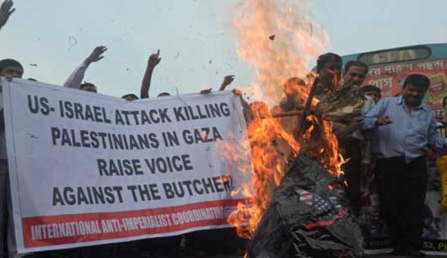 الموقف الغربي من غزة 