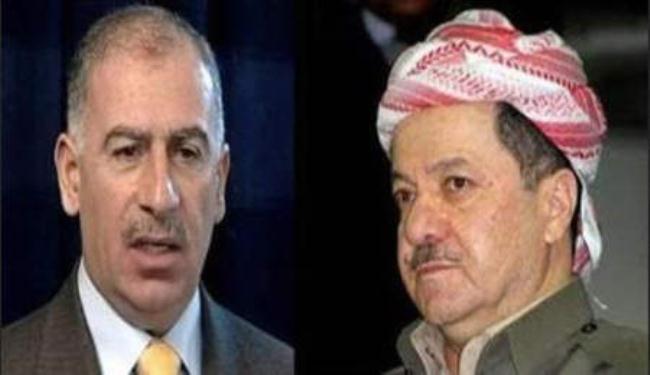 البارزاني يعلن تجاوبه مع مبادرة النجيفي والقبول بالتفاوض 