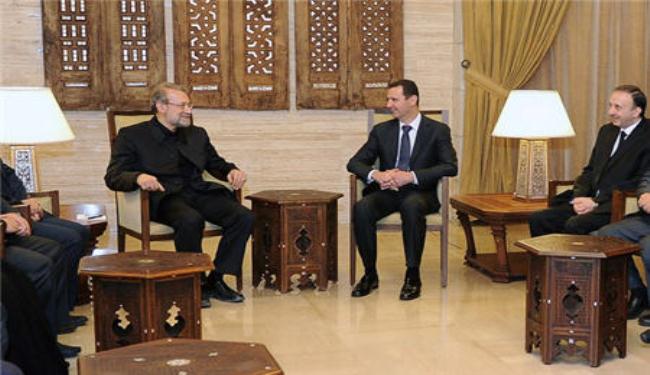 باحث سوري: زيارة لاريجاني رسالة لداخل سوريا وخارجها