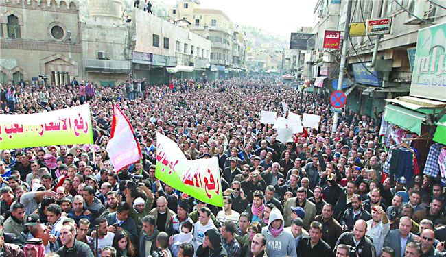 نگرانی صهیونیستها از تحولات اردن