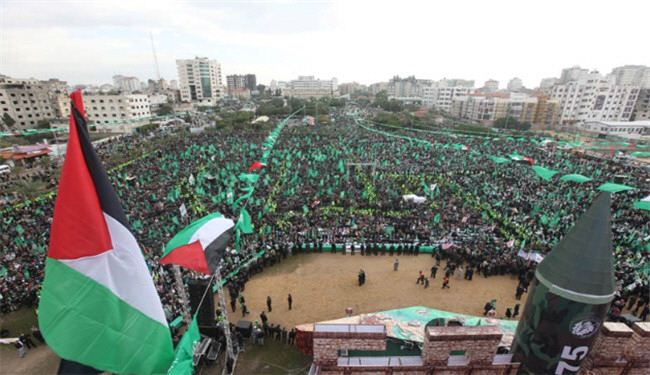 گزارش تصویری مراسم سالگرد تاسیس حماس