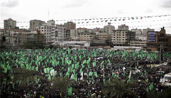 برگزاری جشن سالگرد تأسیس حماس در غزه