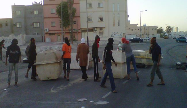 بسته شدن خیابانهای اصلی در بحرین