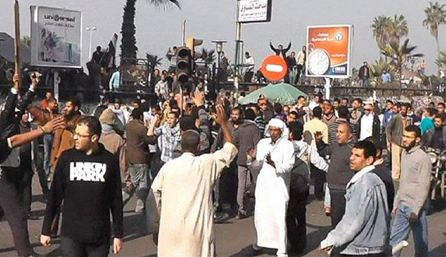 درگيري طرفداران و مخالفان مرسي در اسكندريه