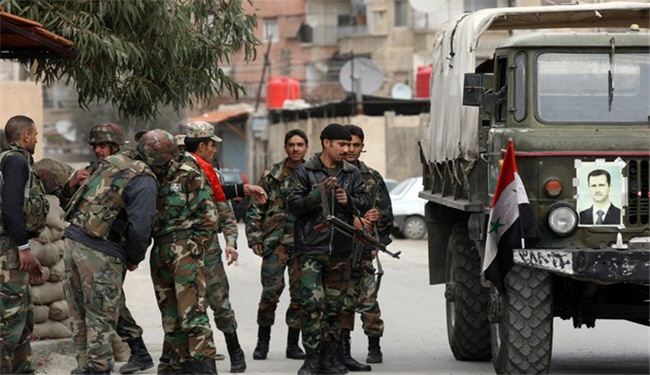 عملیات موفق ارتش سوریه در حومه دمشق