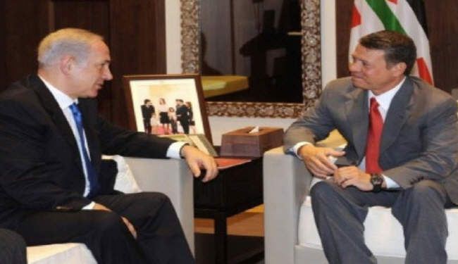 ديدار محرمانه نخست وزير اسرائيل با پادشاه اردن