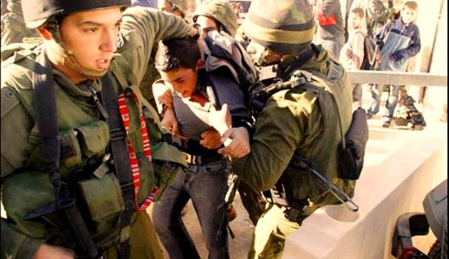بازداشت 900 کودک فلسطینی در سال 2012
