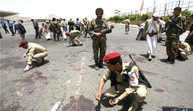 درگیری معترضان یمنی با نیروهای امنیتی در صنعا