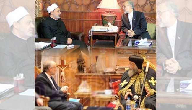 صالحي يلتقي ببابا الاسكندرية وشيخ الازهر