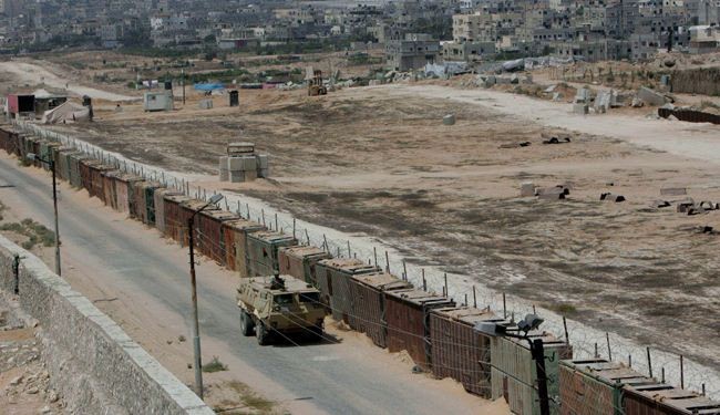 محاصره فلسطین با دیوارهای فولادی
