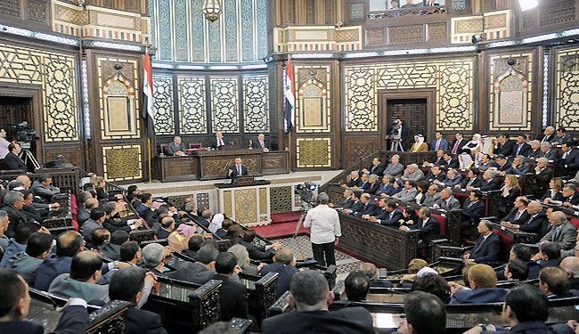 تشکیل کمیسیون آشتی ملی در پارلمان سوریه