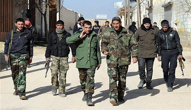 ارتش سوریه در تعقیب تروریست های مسلح
