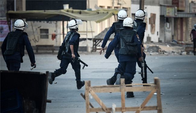 جرحى باعتداء للامن البحريني على مراسم تأبين شهيد