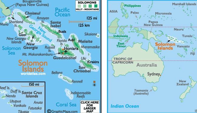 زلزال بقوة 8 درجات في جزر سليمان ويولد تسونامي