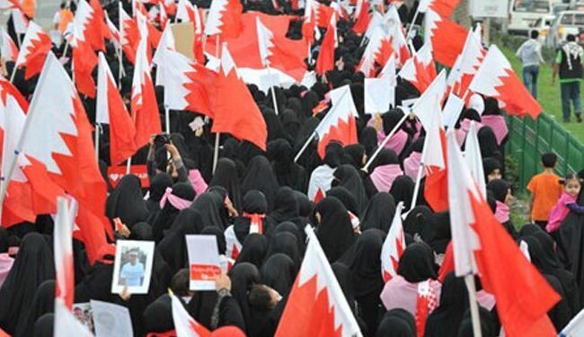 تظاهرة نسائية بالبحرين للتاكيد على المطالب الشعبية