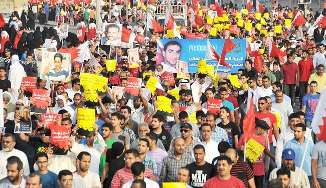 تظاهرات مردم عراق در حمایت از بحرینی‌ها