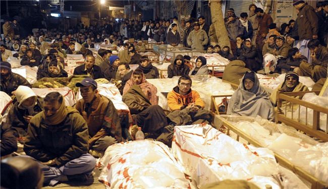 250 کشته و زخمی در انفجار بمب در پاکستان