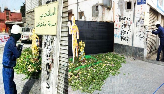 بازسازی صحنه شهادت نوجوان بحرینی
