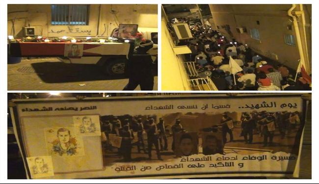 رژیم بحرین پیکر شهید الجزیری را تحویل نمی‌دهد